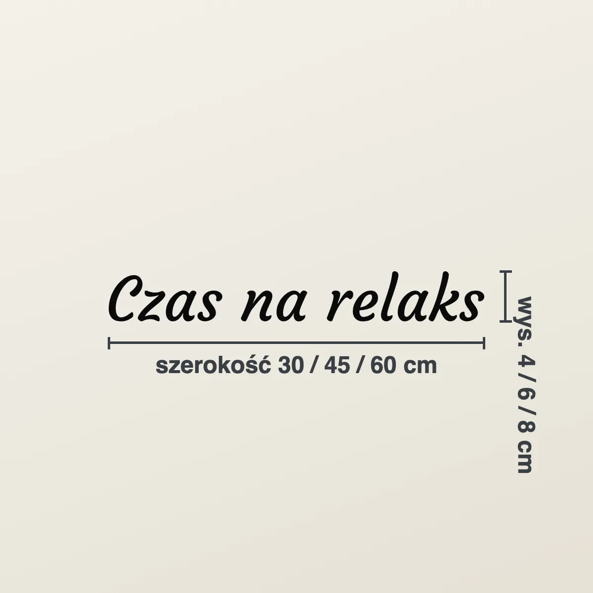 Naklejka do łazienki „Czas na relaks”
