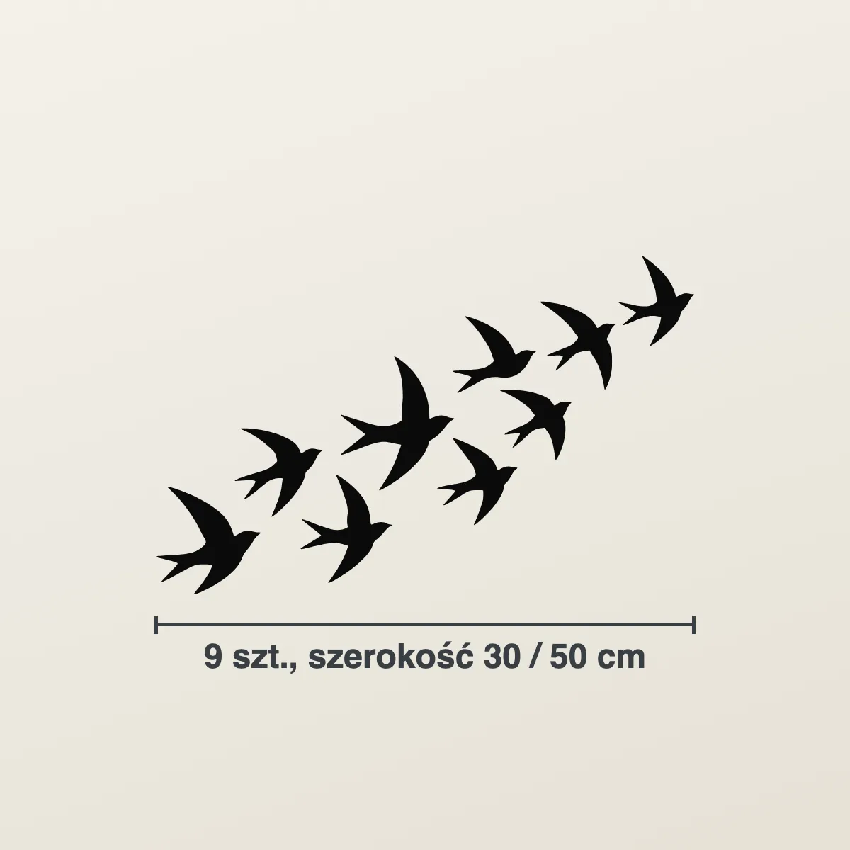 Grafika na ścianę — Jaskółki w locie