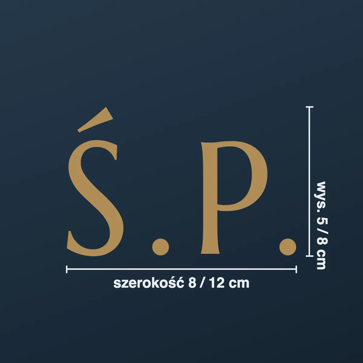 Napis na nagrobek „Ś.P.”