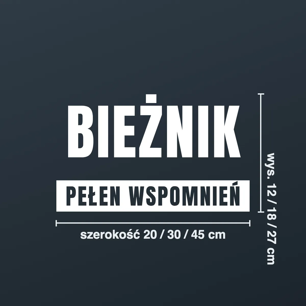 Naklejka offroad „Bieżnik pełen wspomnień”