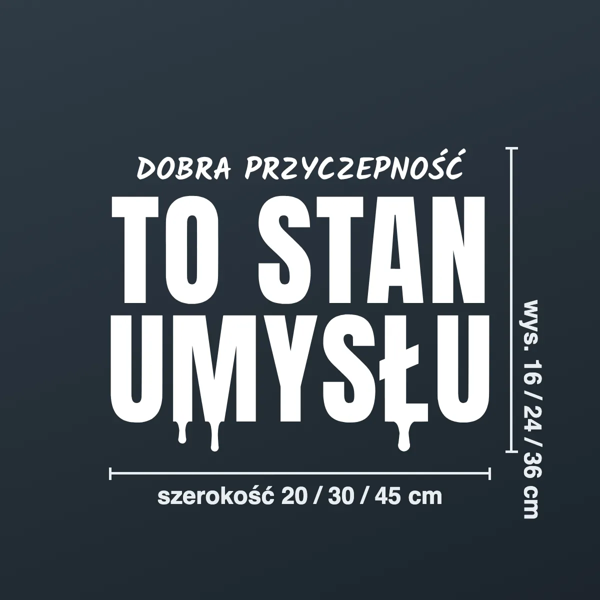 Naklejka offroad „Dobra przyczepność to stan umysłu”