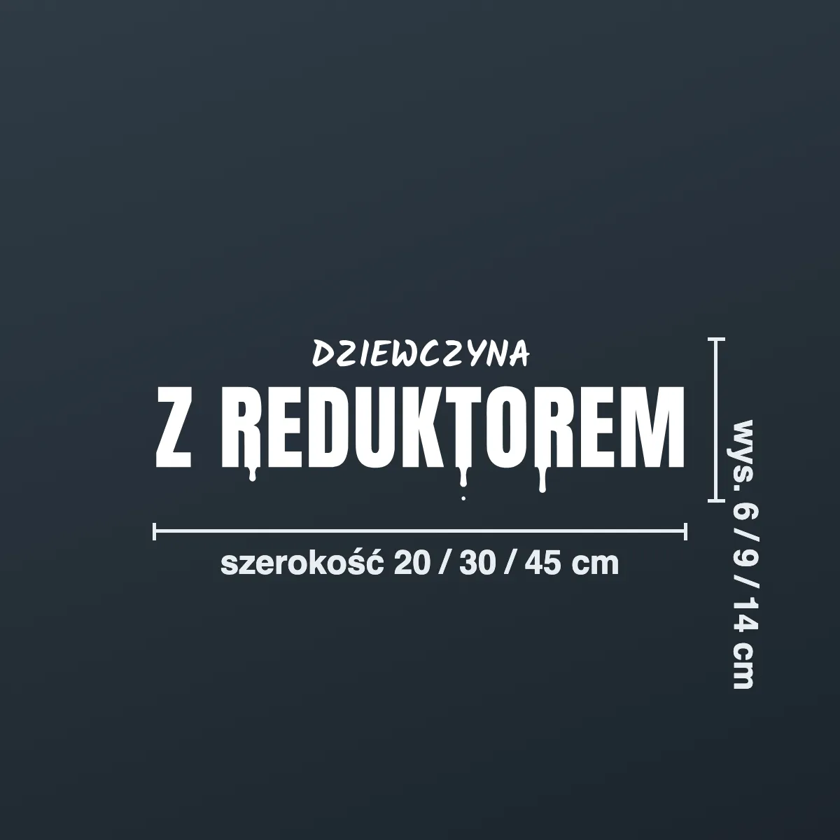 Naklejka offroad „Dziewczyna z reduktorem”
