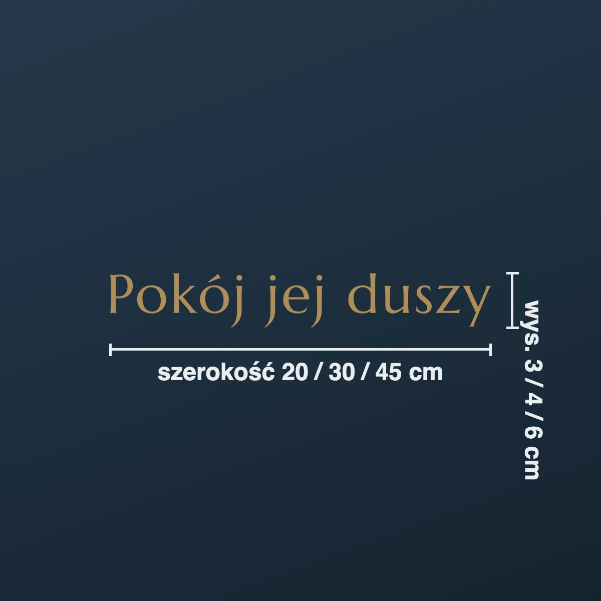 Napis na nagrobek „Pokój jej duszy”