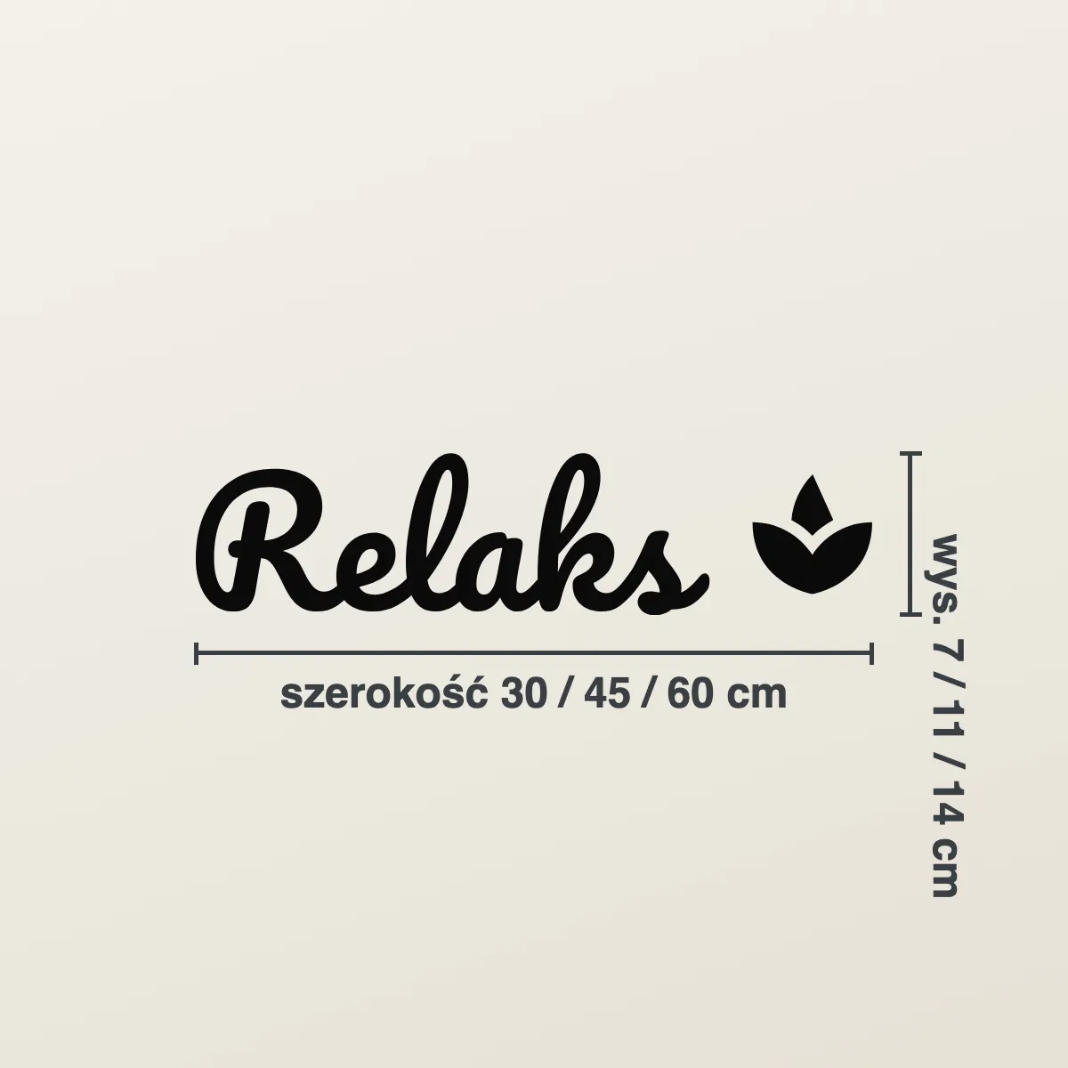 Naklejka do łazienki „Relaks”