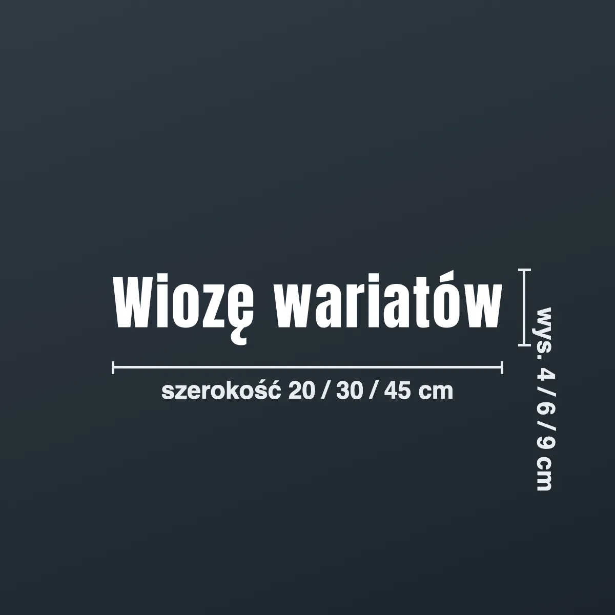 Śmieszna naklejka na auto „Wiozę wariatów”